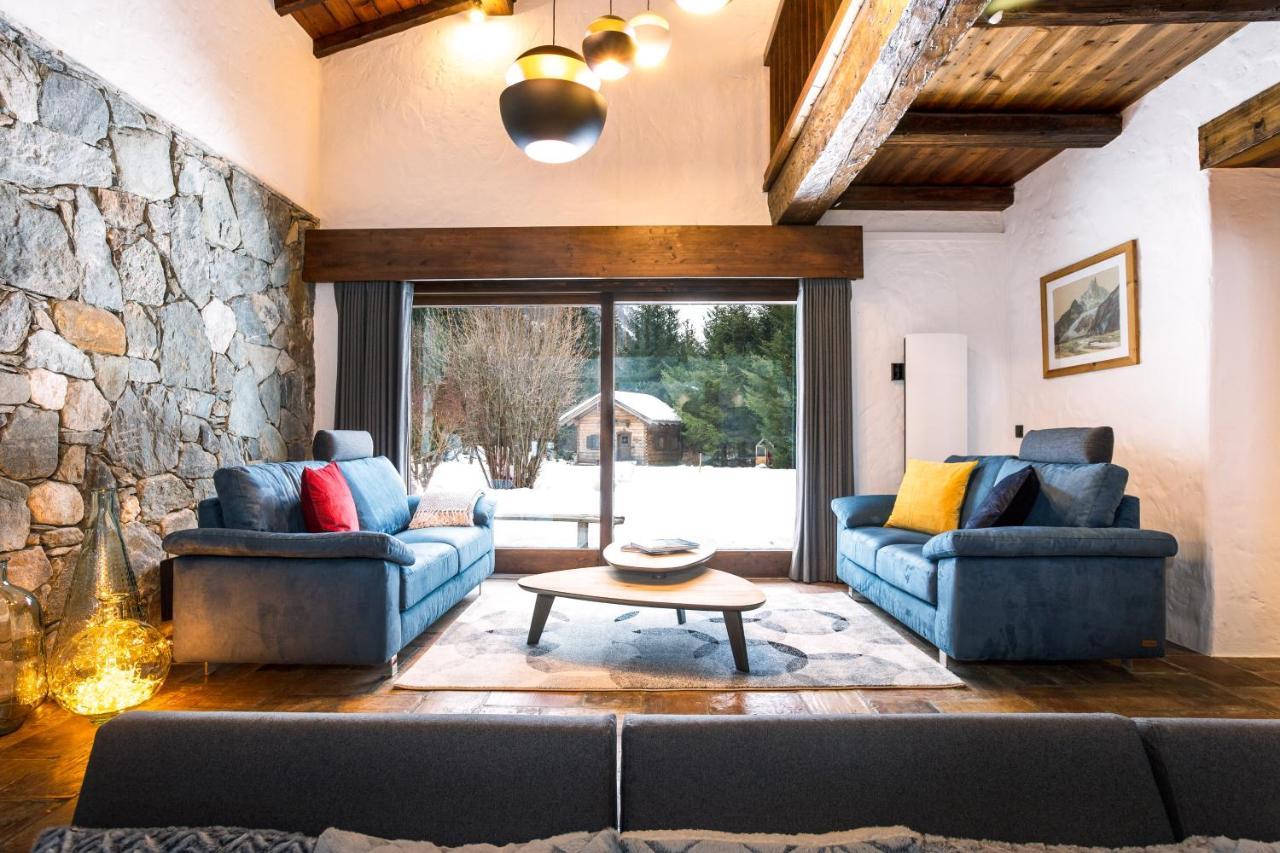 Chalet Les Praz - 280Sqm - Sauna Cinema Fitness - 5 Bedrooms In Heart Of Les Praz - By Cozee Rentals Chamonix ภายนอก รูปภาพ