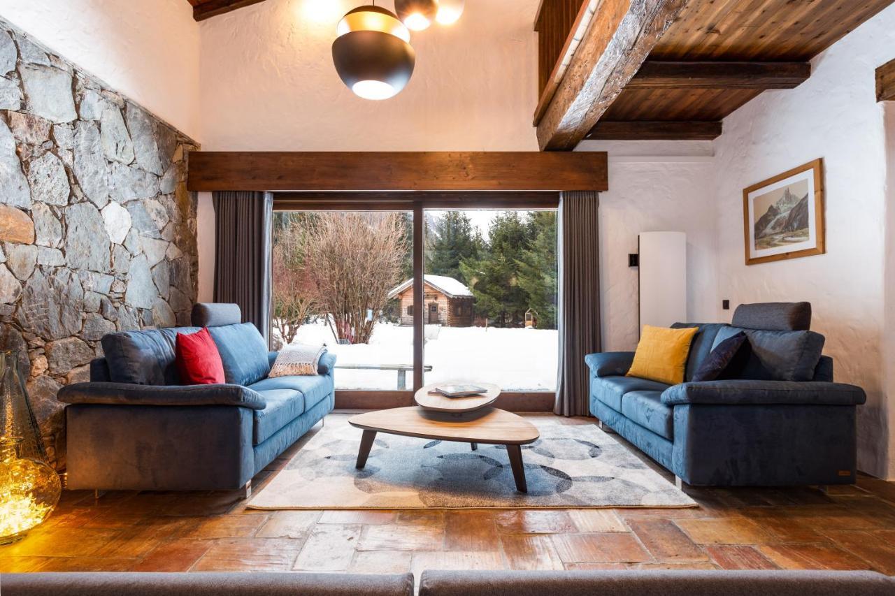 Chalet Les Praz - 280Sqm - Sauna Cinema Fitness - 5 Bedrooms In Heart Of Les Praz - By Cozee Rentals Chamonix ภายนอก รูปภาพ