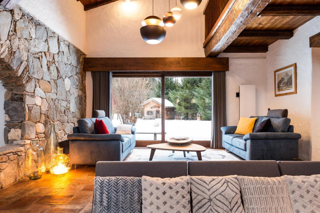 Chalet Les Praz - 280Sqm - Sauna Cinema Fitness - 5 Bedrooms In Heart Of Les Praz - By Cozee Rentals Chamonix ภายนอก รูปภาพ