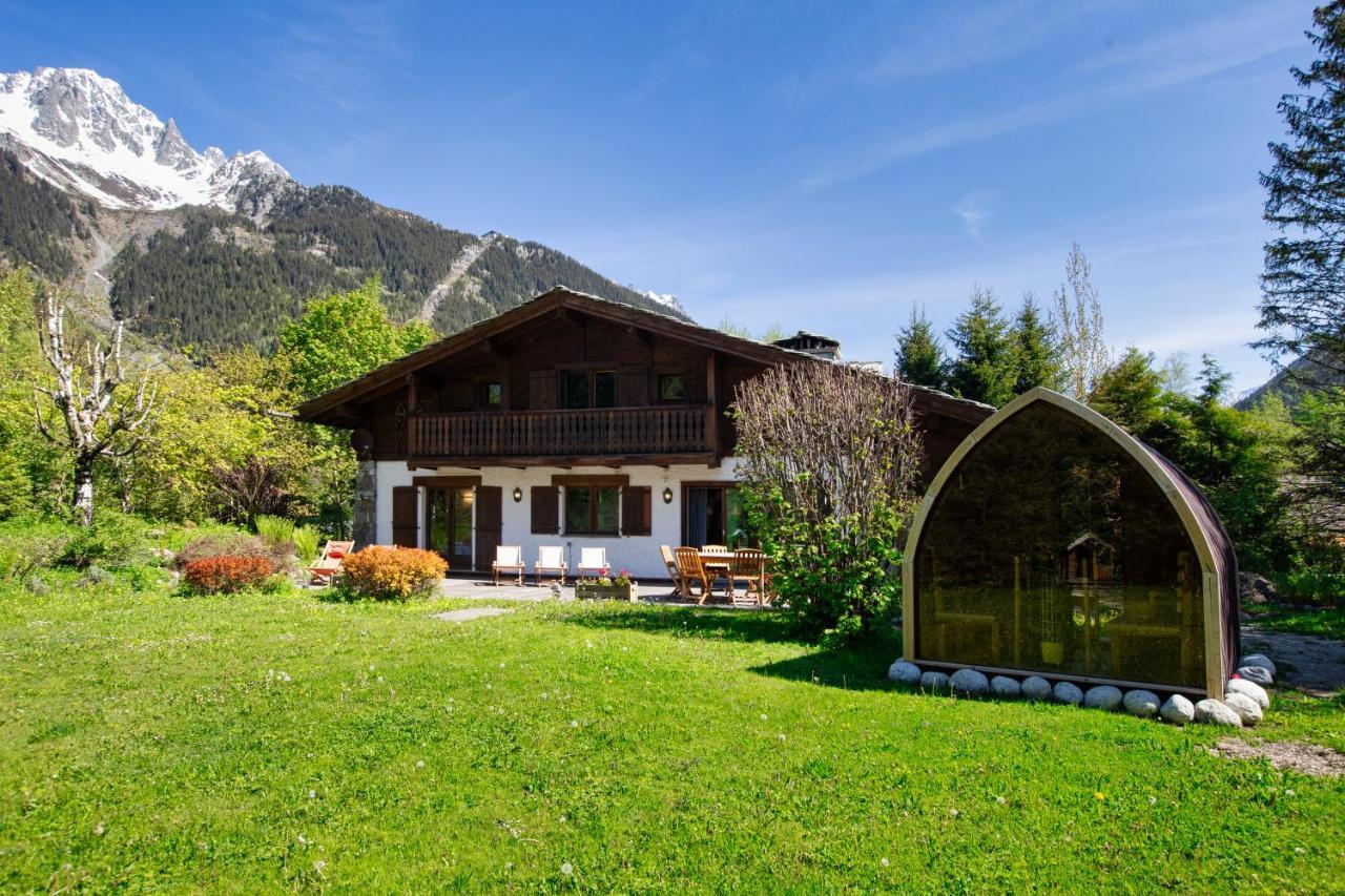 Chalet Les Praz - 280Sqm - Sauna Cinema Fitness - 5 Bedrooms In Heart Of Les Praz - By Cozee Rentals Chamonix ภายนอก รูปภาพ