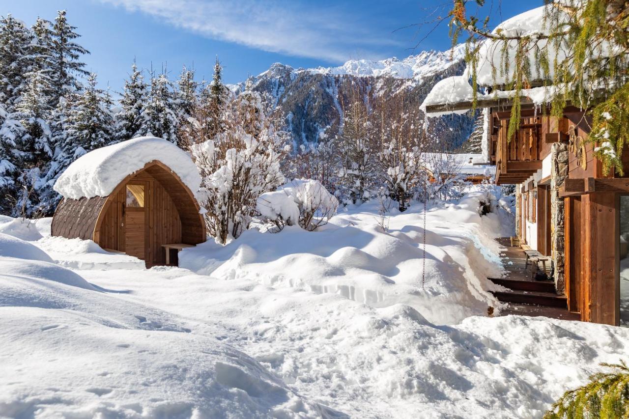 Chalet Les Praz - 280Sqm - Sauna Cinema Fitness - 5 Bedrooms In Heart Of Les Praz - By Cozee Rentals Chamonix ภายนอก รูปภาพ